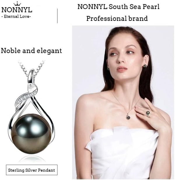 Best Tahitian Black Pearl Necklace Gift For Women - Image 6