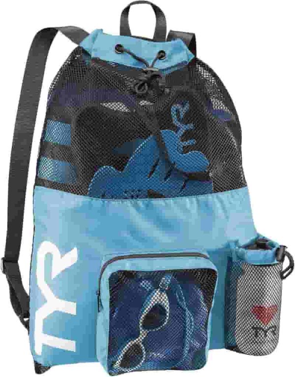 Best Tyr Big Mesh Mummy Backpack For Swim, Gym And Workout Gear - 40l