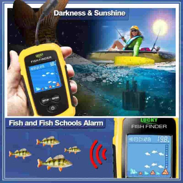 Best Portable Kayak Fish Finder By Lucky - Handheld Sonar - Image 4