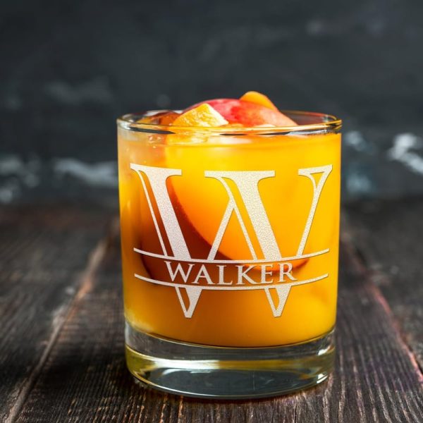 Personalized Whiskey Glass Set With Monogram - Perfect Gift For Men - Image 3