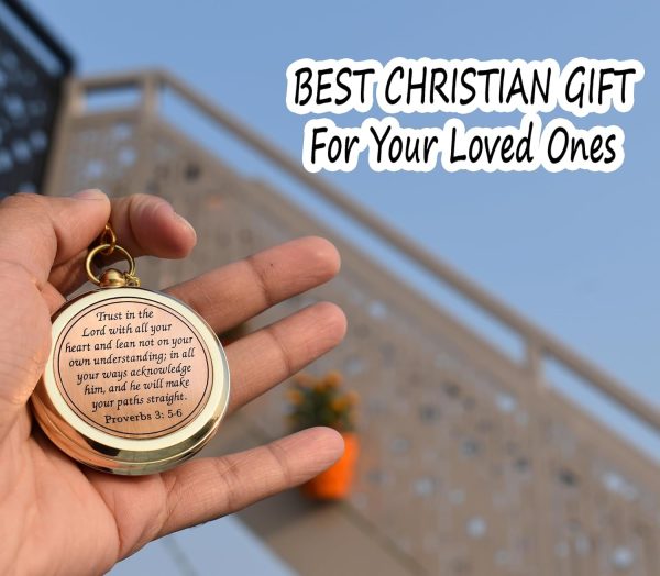 Engraved Compass With Proverbs 3:5-6 - Graduation Gift 2024 - Image 5