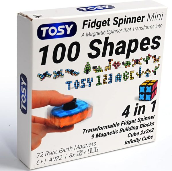 Best Tosy Magnet Fidget Spinner 3-in-1 Stress Relief Toy For All Ages