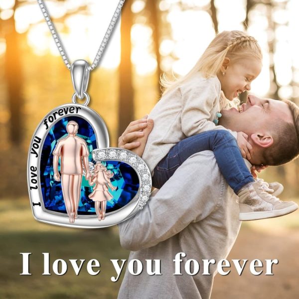 Sterling Silver Daughter Heart Necklace - Forever Gift - Image 2