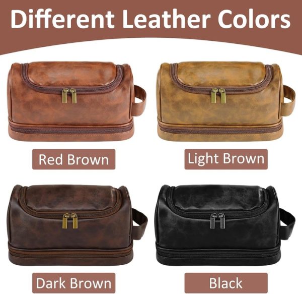 Best Personalized Leather Dopp Kit - Perfect Gift For Men - Image 5