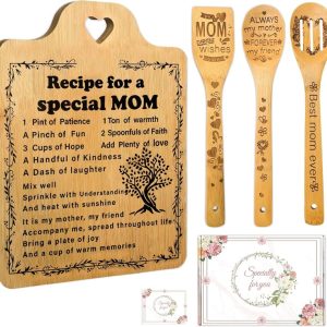 Best Mother's Day Bamboo Kitchen Gifts With Engraved Messages
