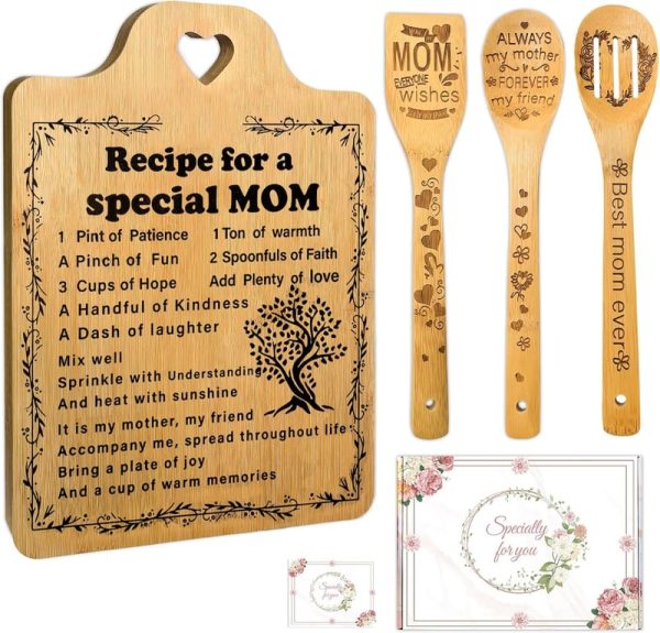 Best Mother's Day Bamboo Kitchen Gifts With Engraved Messages