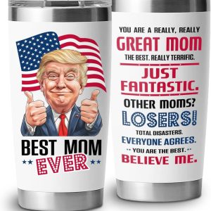 Best Mom Tumbler Gift - 20 Oz Stainless Steel