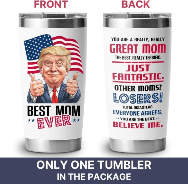 Best Mom Tumbler Gift - 20 Oz Stainless Steel - Image 3