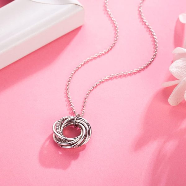 Sterling Silver Birthday Necklace For Women - 3 To 9 Decades - Image 3