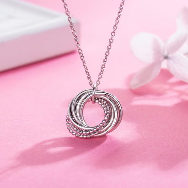 Sterling Silver Birthday Necklace For Women - 3 To 9 Decades - Image 5