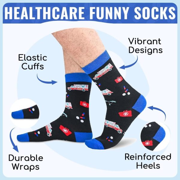 Best Funny Nurse Socks - Perfect Gift For Medical Professionals - Image 2