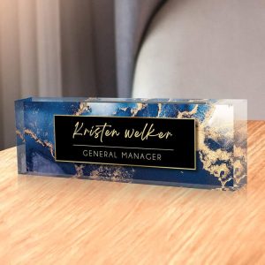 Best Personalized Desk Name Plate - Office Gifts