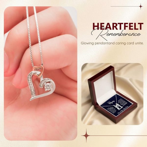 Best Mom Necklace: 'mom, I Love You' With Message Card - Image 3