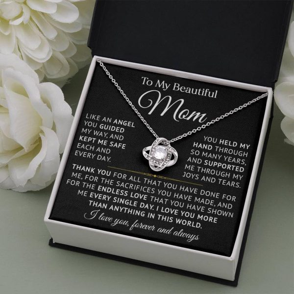 Best Angel Mom Necklace Gift From Son - Sentimental Jewelry - Image 3