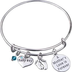 Best New Mom Charm Bracelet - Infinity Collection