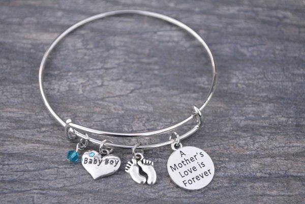 Best New Mom Charm Bracelet - Infinity Collection - Image 2