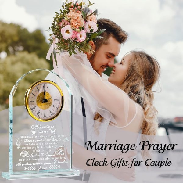Best Wedding Gifts 2025 - Unique Crystal Clock For Couples - Image 3