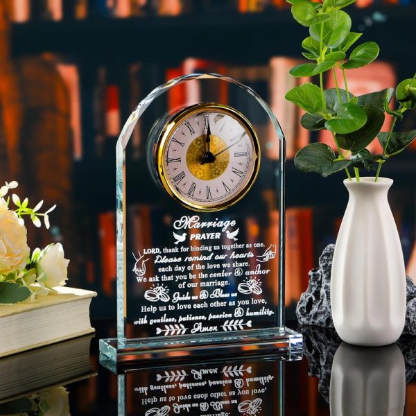 Best Wedding Gifts 2025 - Unique Crystal Clock For Couples - Image 6