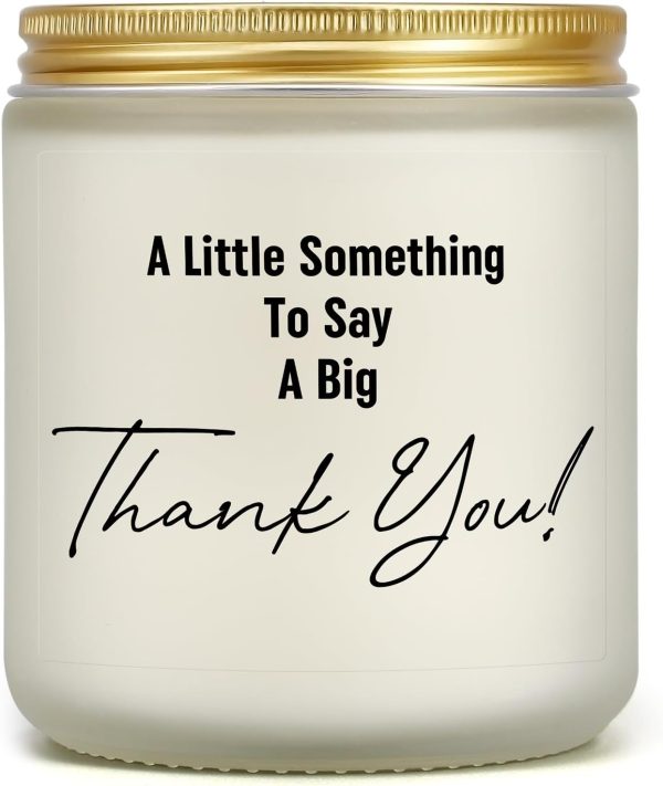 Unique Thank You Gifts - Lavender Candle For All Occasions