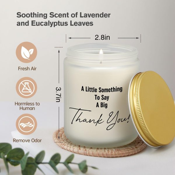 Unique Thank You Gifts - Lavender Candle For All Occasions - Image 2