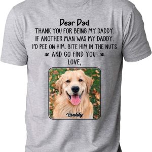 Best Custom Dog Dad T-shirt For Father's Day & Birthdays