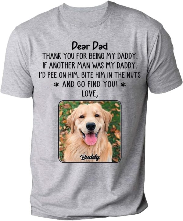 Best Custom Dog Dad T-shirt For Father's Day & Birthdays