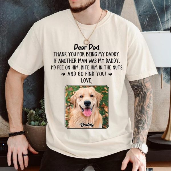 Best Custom Dog Dad T-shirt For Father's Day & Birthdays - Image 2