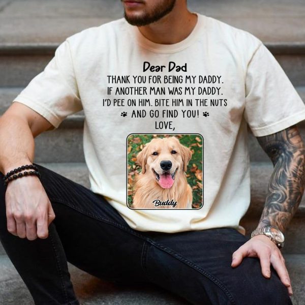 Best Custom Dog Dad T-shirt For Father's Day & Birthdays - Image 4