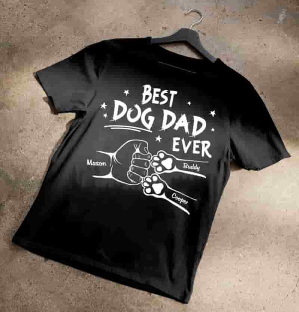Best Custom Grandpa Shirt - Fist Bump Design For Men - Image 2