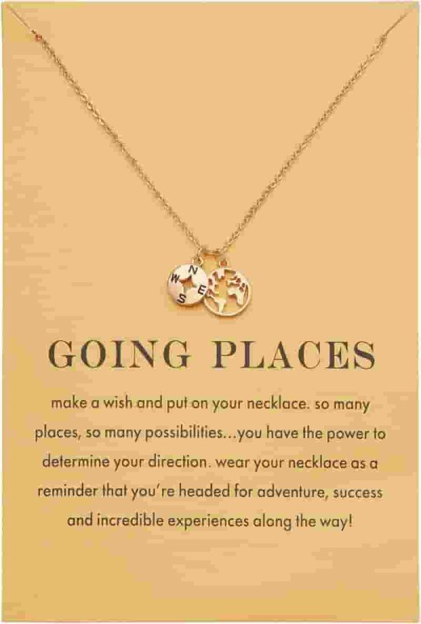 Best 18k Gold Compass Necklace - Perfect Graduation Gift