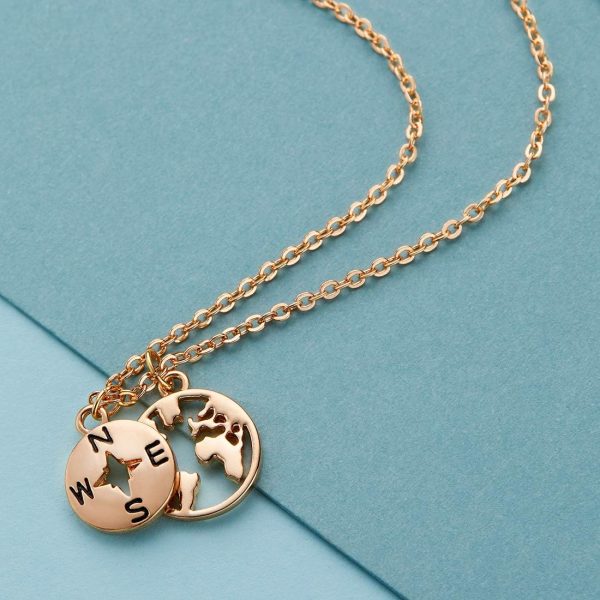 Best 18k Gold Compass Necklace - Perfect Graduation Gift - Image 5