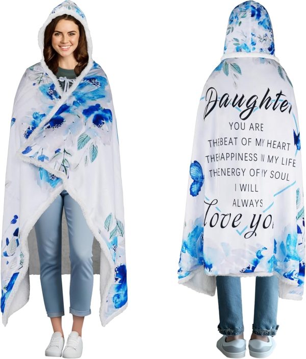 Best Daughter Ever Wearable Blanket Hoodie Gift