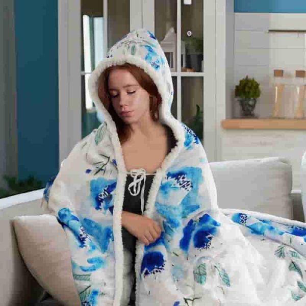Best Daughter Ever Wearable Blanket Hoodie Gift - Image 2
