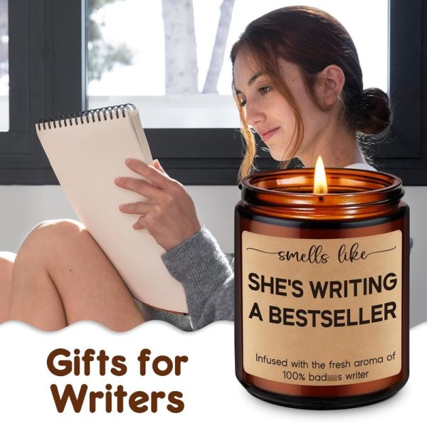 Best Candle Gift For Writers - Funny Author Present - Image 4