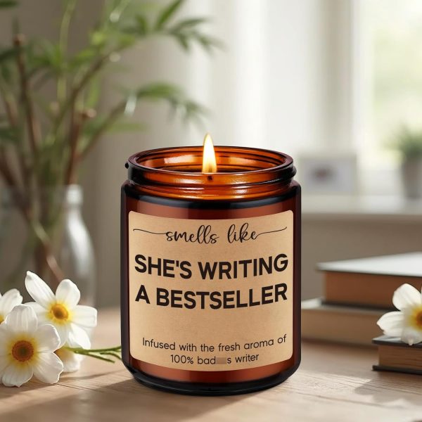 Best Candle Gift For Writers - Funny Author Present - Image 5