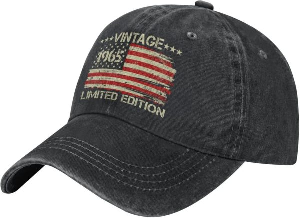 Best 60th Birthday Gift Hat For Men & Women - 1965 Vintage - Image 2