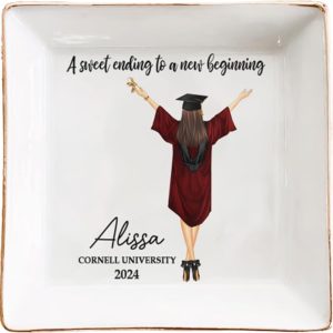 Best Personalized Jewelry Dish For 2024 Graduates