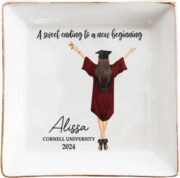 Best Personalized Jewelry Dish For 2024 Graduates