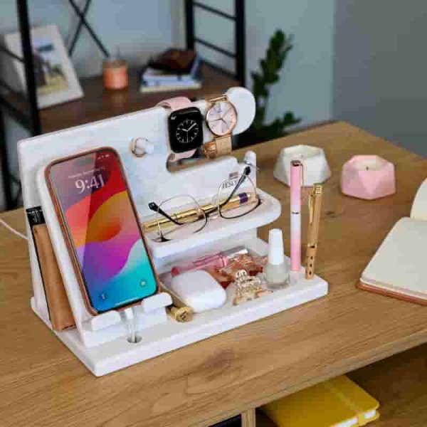 Best Wood Phone Docking Station Gift For Women - Image 2