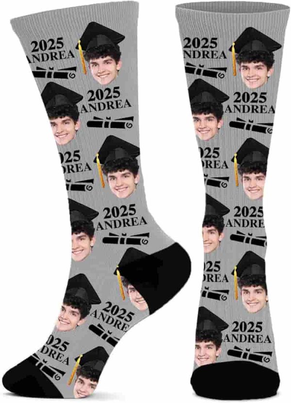 2025 Custom Graduation Socks - Personalized Gift Idea