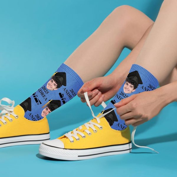 2025 Custom Graduation Socks - Personalized Gift Idea - Image 3