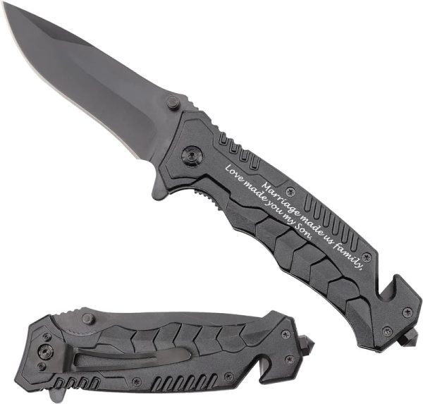 Best Son-in-law Pocket Knife - Thoughtful Groom Gift For Any Occasion