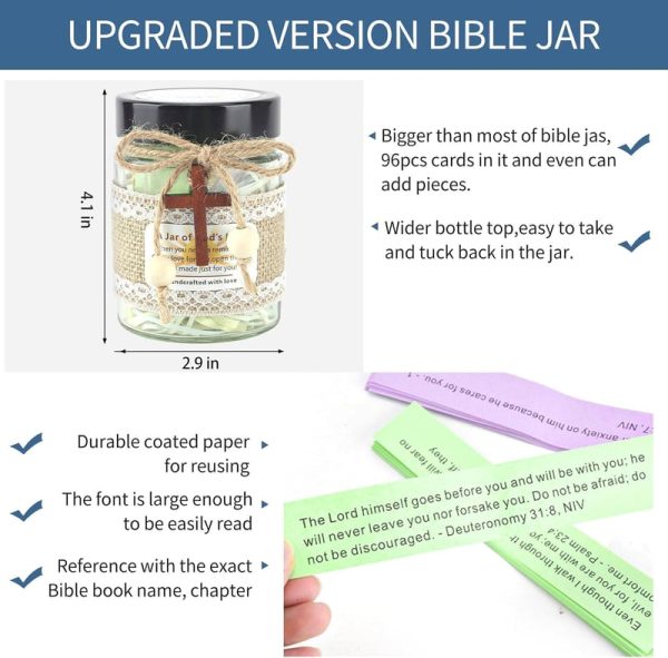 Best Christian Bible Verse Jar - Read Me When Emotions & Feelings - Image 5