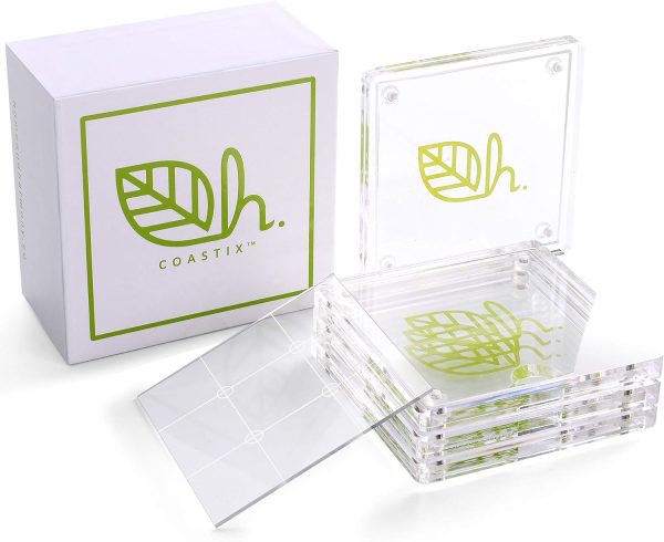 Personalized Photo Coaster Set - Modern, Durable, Custom Gifts - Image 2