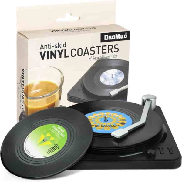 Best Vinyl Record Coasters Set For Music Lovers – Fun Gift