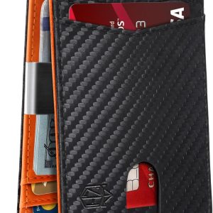 Zitahli Slim Rfid Wallet For Men – Minimalist Gift With Money Clip
