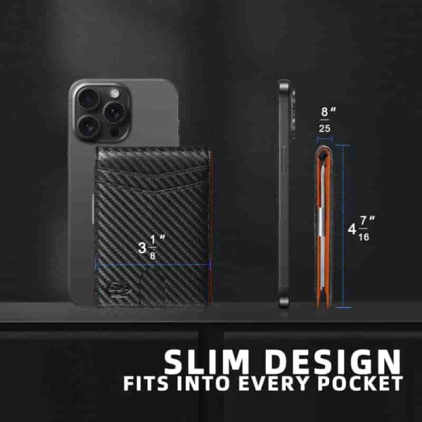 Zitahli Slim Rfid Wallet For Men – Minimalist Gift With Money Clip - Image 2