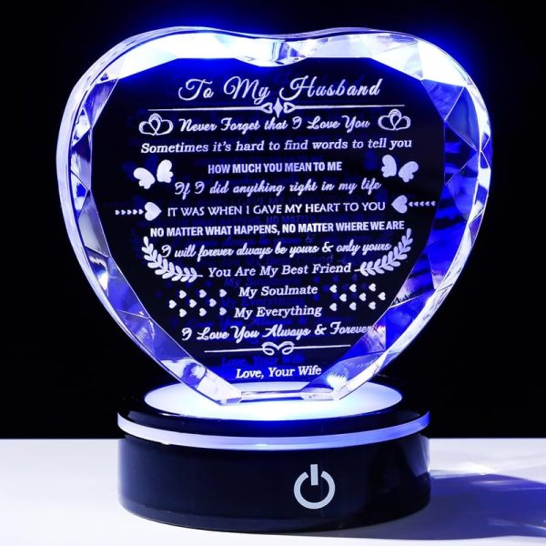 Best Romantic Crystal Gifts For Husband - Anniversary & Holidays