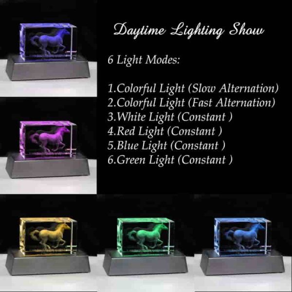 Best Gifts For Horse Lovers - 3d Crystal Horse Figurine Decor - Image 4