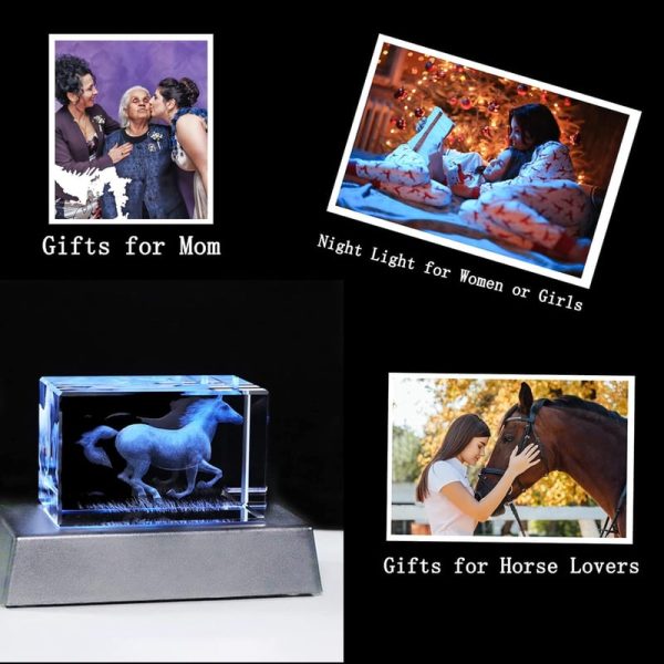 Best Gifts For Horse Lovers - 3d Crystal Horse Figurine Decor - Image 5